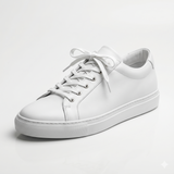 Premium White Leather Sneakers for Men